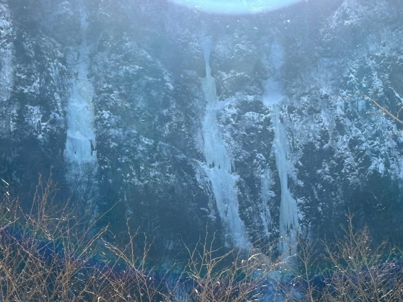 米子不動氷瀑群